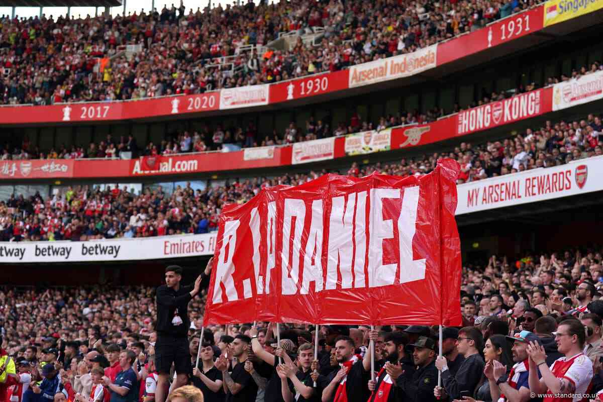 Arsenal pays moving tribute to teenage fan Daniel Anjorin killed in Hainault sword attack