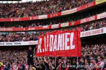 Arsenal pay moving tribute to teenage fan Daniel Anjorin killed in Hainault sword attack