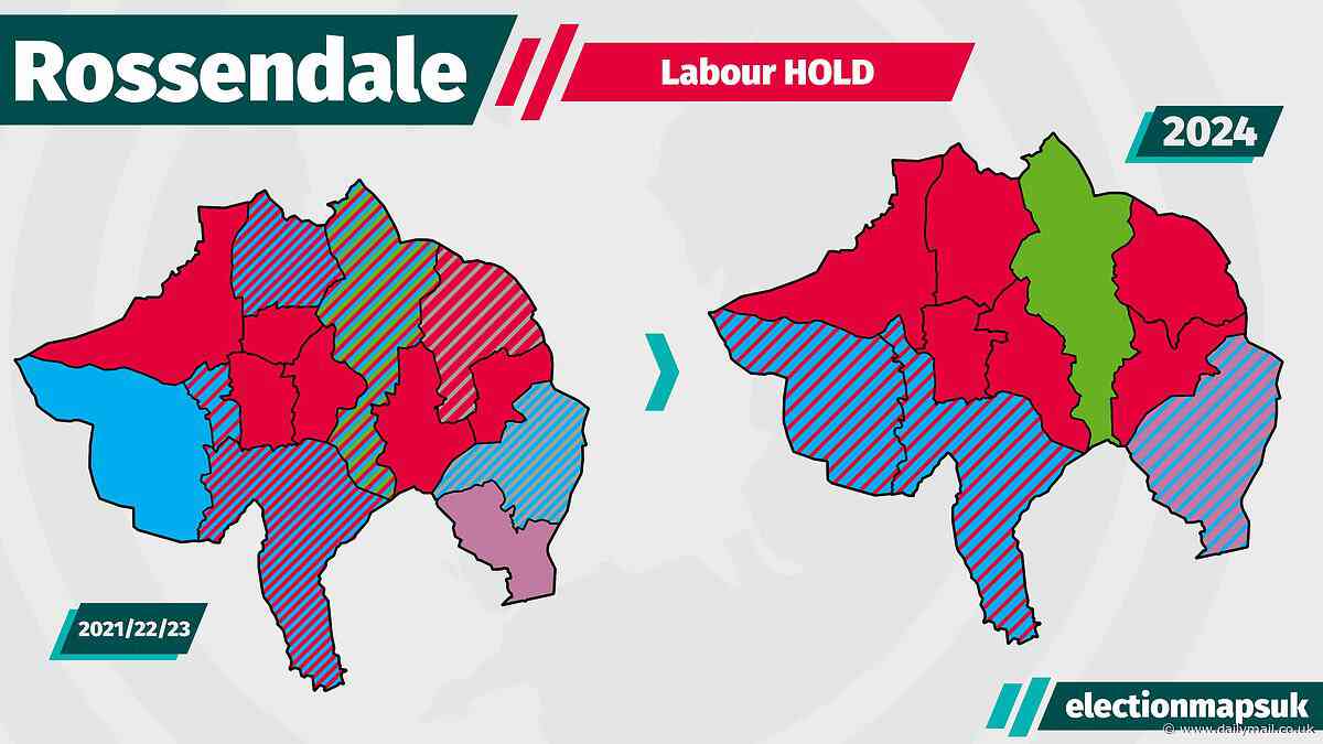 Local elections 2014: Maps show key battlegrounds as Rishi Sunak's Tories lose seats across the country