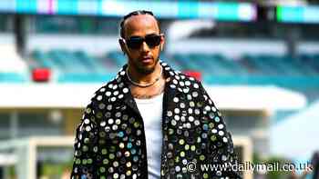 Lewis Hamilton shows off his quirky sense of style in sequin shirt and trousers ahead of the F1 Miami Grand Prix