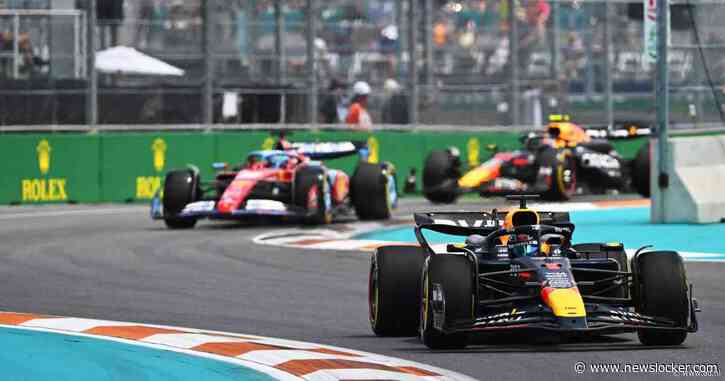 LIVE Formule 1 | Verstappen pareert aanval van Leclerc bij start van sprintrace in Miami, vroege safety car