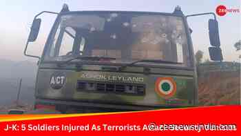 5 Soldiers Injured In Terror Attack On Security Vehicles Ahead Of Lok Sabha Polls In J&K`s Poonch