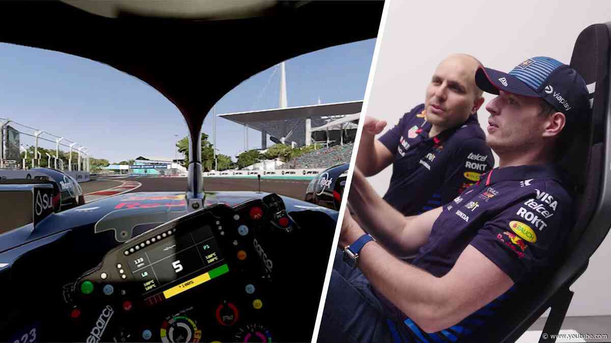 Can Max Complete A Clean Lap of Miami? | Oracle Virtual Laps