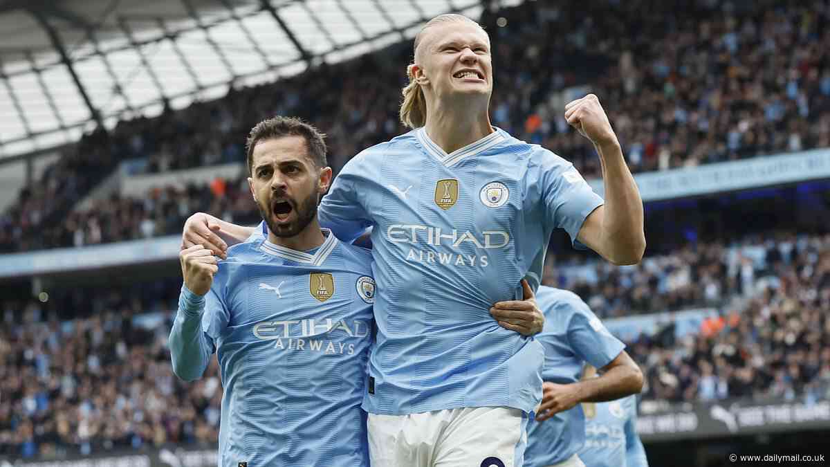 Man City 3-0 Wolves - Premier League: Erling Haaland scores a first-half HAT-TRICK in one-sided encounter - as Pep Guardiola's side look to close the gap on Arsenal in title hunt