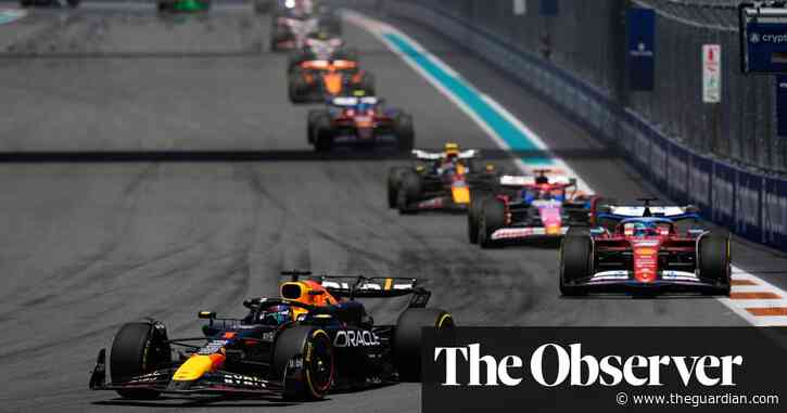 Max Verstappen wins Miami GP sprint race as Alonso and Hamilton clash