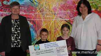 Bockhorner Grundschüler spenden mithilfe von Socken 1300 Euro an die Tafel