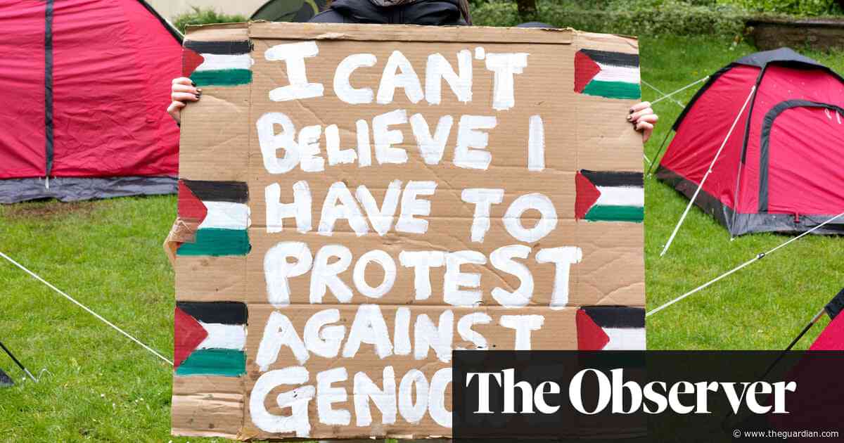 ‘I feel disgusted and ashamed’: Bristol student camp one of many protesting at university ties to Israel