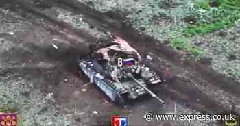 Ukraine wipes out 42 Russian tanks as intense fighting erupts across frontlines