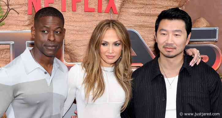 Jennifer Lopez, Sterling K. Brown, & Simu Liu Hit the Red Carpet at 'Atlas' Photo Call