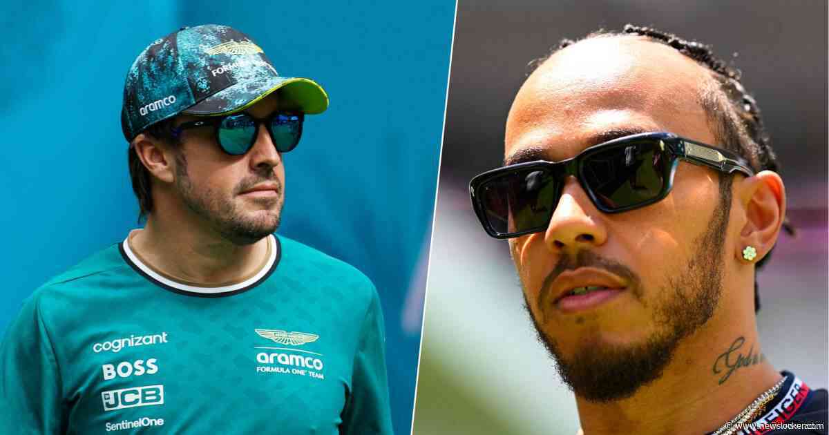 Cynische  Alonso ziet duidelijke fout Hamilton: ‘Maar hij is geen Spanjaard, dus dan is het geen straf’
