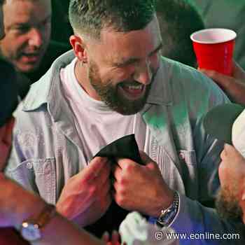 Travis Kelce Makes Surprise Appearance at Pre-Kentucky Derby Party
