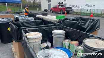 Montreal city workers will come to a park near you to collect hazardous waste