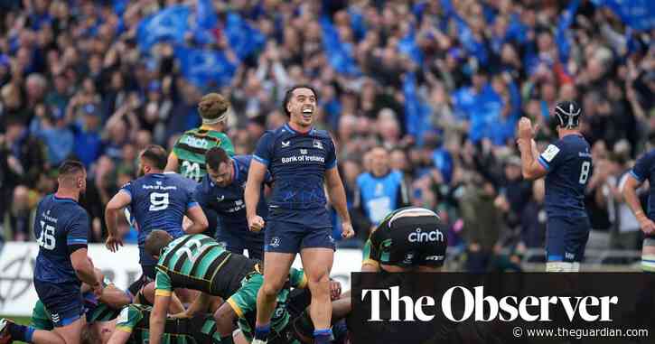Lowe fires Leinster into Champions Cup final despite Northampton’s late rally