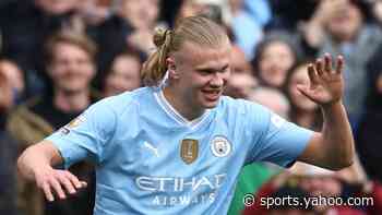 Man City 5-1 Wolves: Erling Haaland scores four as City move a point behind Arsenal