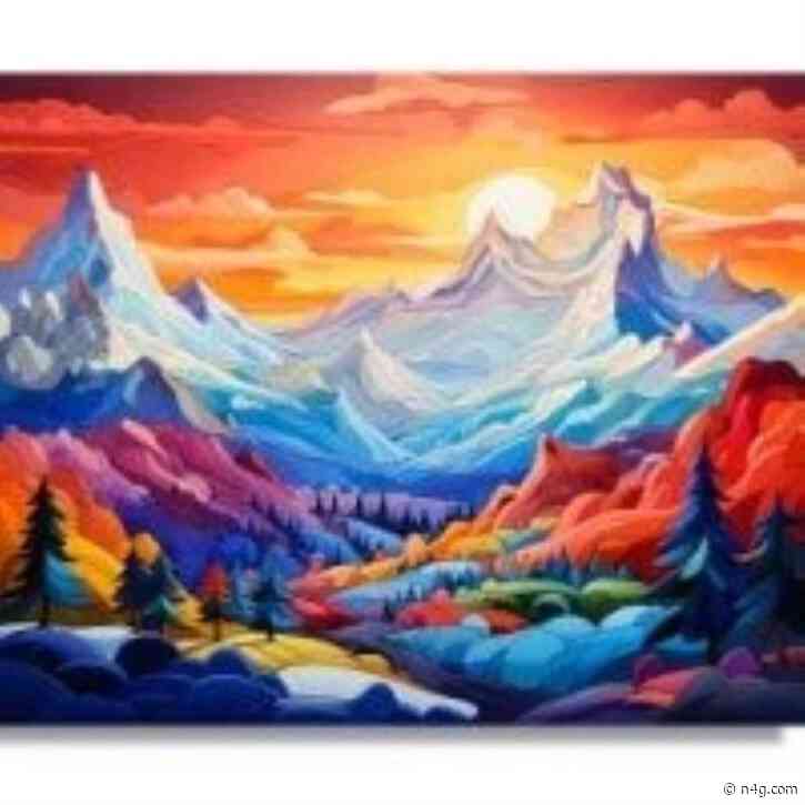 Forest,Mountain & River Paintings Online - Acrylic Wall Art | Craftico