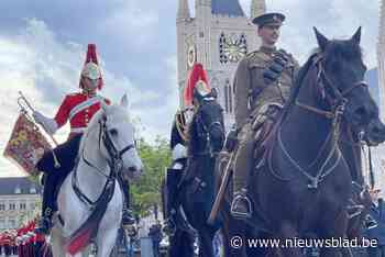 “Dit is uniek”: lijfwachten van Britse koning Charles geven militaire show in  Westhoek