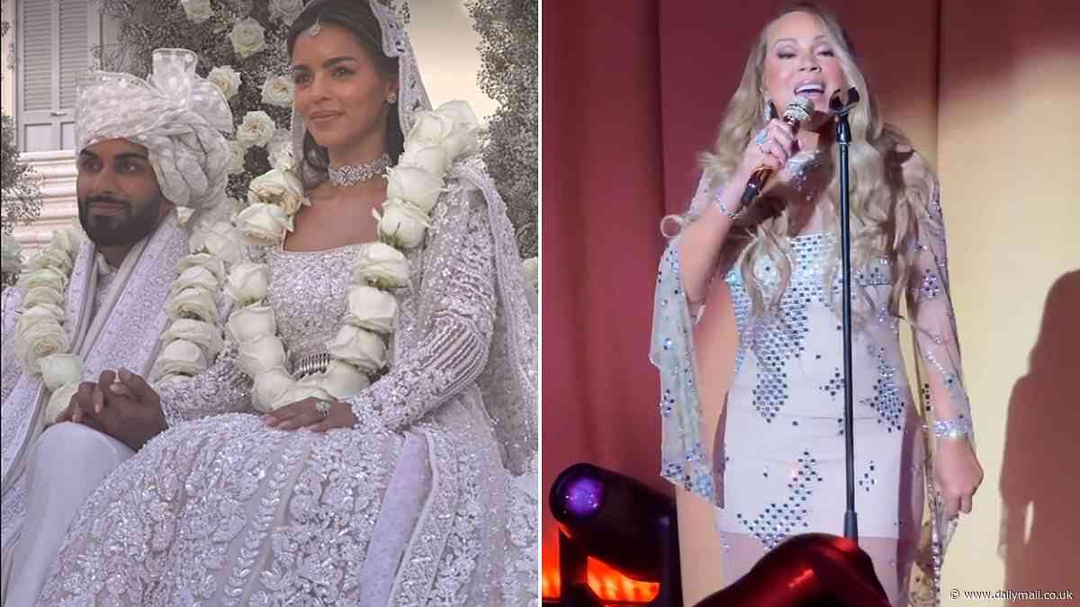 Billionaire PLT founder Umar Kamani marries model Nada Adelle in £20million wedding weekend with two ceremonies and surprise performances from Mariah Carey and Andrea Bocelli