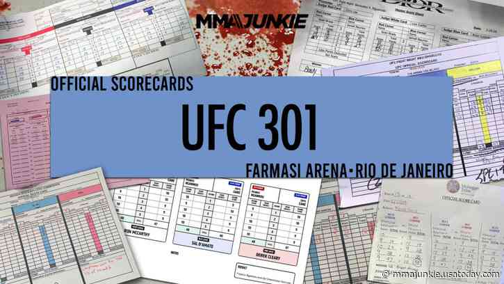 UFC 301: Official scorecards from Rio de Janeiro