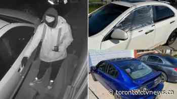 Suspect sought after dozens of vehicles damaged in Malton