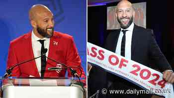Tim Howard, legendary goalkeeper and Daily Mail columnist, is inducted into US National Soccer Hall of Fame