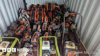 Stolen drill find leads to seizure of 1,000 items