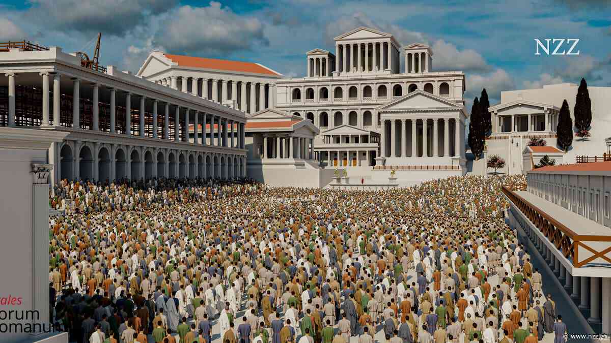 Wer Cäsar verstehen wollte, musste sich vordrängen: Die Akustik auf dem Forum Romanum war eine Katastrophe