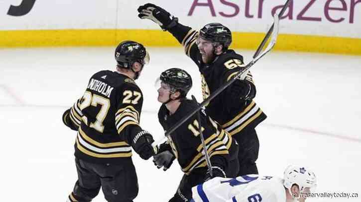 Pastrnak scores winner, Bruins down Leafs 2-1 in overtime in Game 7