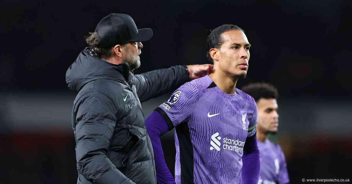 Full Liverpool squad as Virgil van Dijk worry emerges with four players missing vs Tottenham