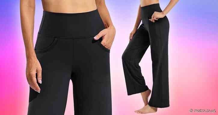 These £30 Amazon wide-leg leggings can be worn from the gym to the bar