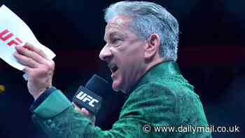 Watch the moment Bruce Buffer declares WRONG winner of fight at UFC 301, with veteran announcer making rare embarrassing mistake
