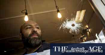 Cafe owner has no idea why his business was hit in drive-by shooting