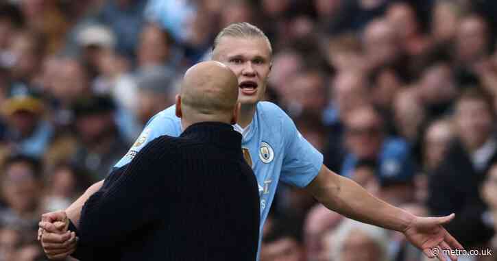Gary Lineker not buying Pep Guardiola’s excuse for Erling Haaland being angry after Manchester City substituion