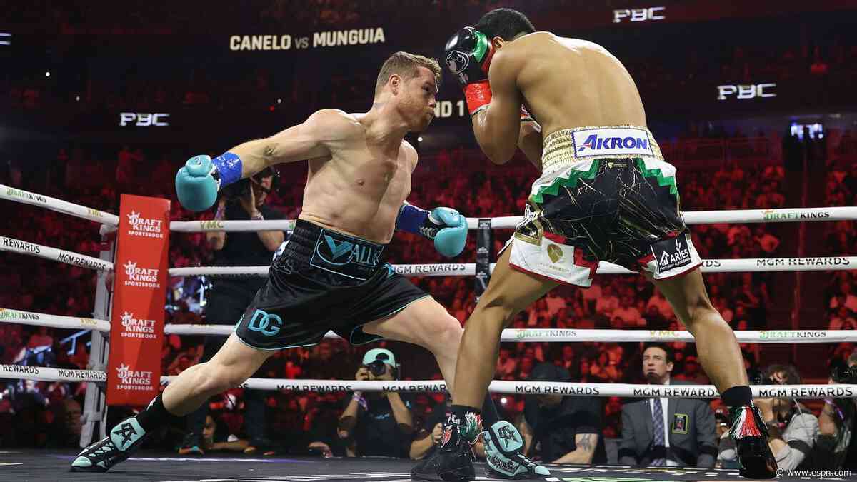Canelo, 'the best fighter,' way too much for Munguia
