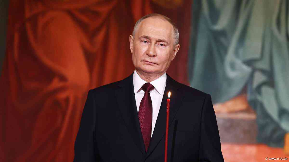 Ostern in Moskau: Putin bekreuzigt sich und lobt Barmherzigkeit