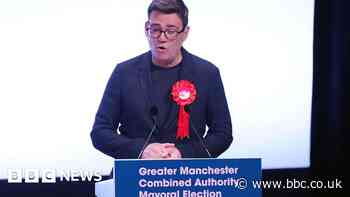 Re-elected Mayor Burnham 'ready to fight harder' for Manchester