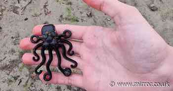 Teen finds rare Lego octopus on Cornwall beach after 1997 container spill