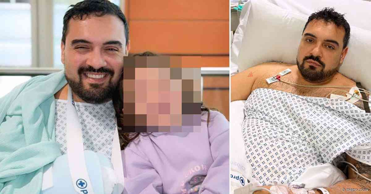 ‘Hero’ dad who protected family from sword attacker reunited with daughter