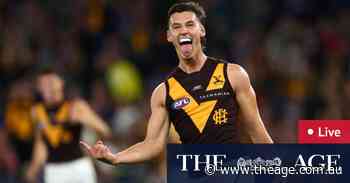 AFL 2024 round eight LIVE updates: Boilover as spirited Hawks hold on to defeat Bulldogs at Marvel; QClash underway at the Gabba