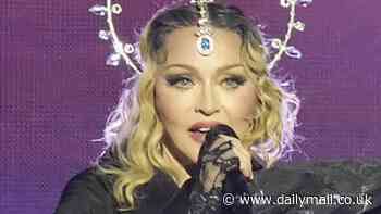 Madonna fans hail the 'iconic' age-defying singer, 65, as she battles through the final stop on her Celebration Tour with a wrist and knee support