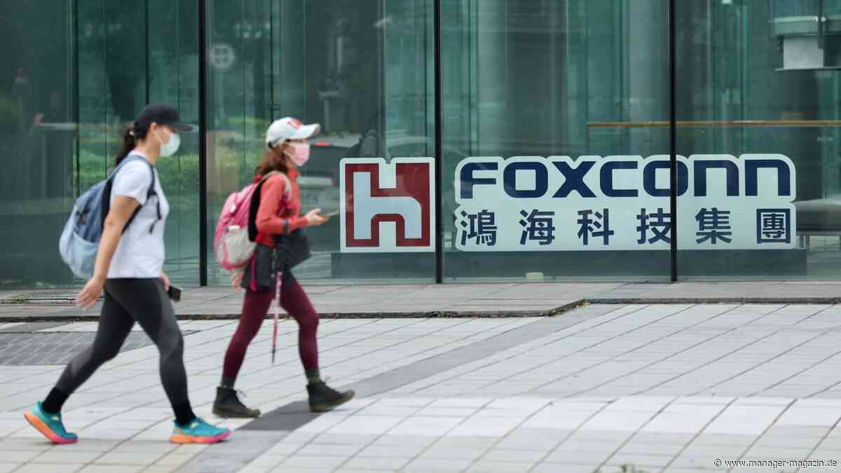 Apple-Zulieferer: Foxconn verzeichnet im April Rekordumsatz