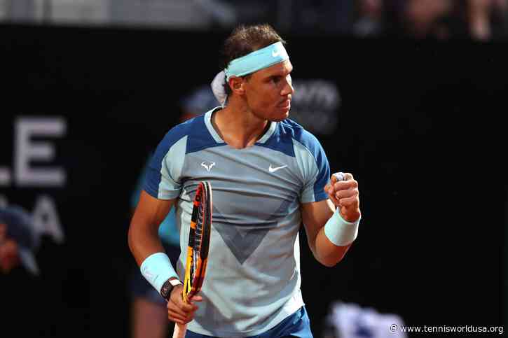 Watch: Rafael Nadal trains at Foro Italico