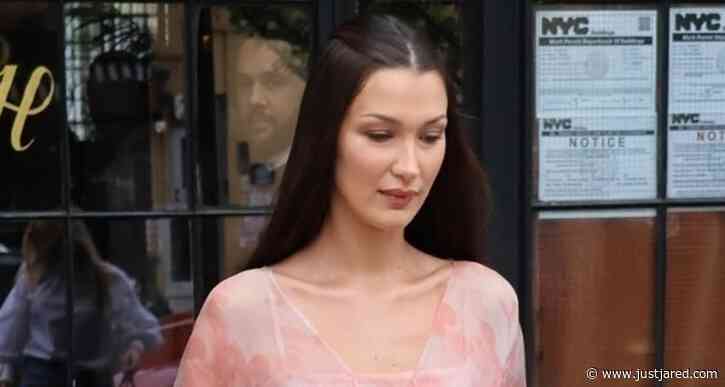 Bella Hadid Goes Pretty in Pink for Day Out in NYC