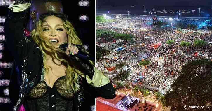 Madonna entertains 1,600,000 fans at record-breaking Copacabana beach free concert