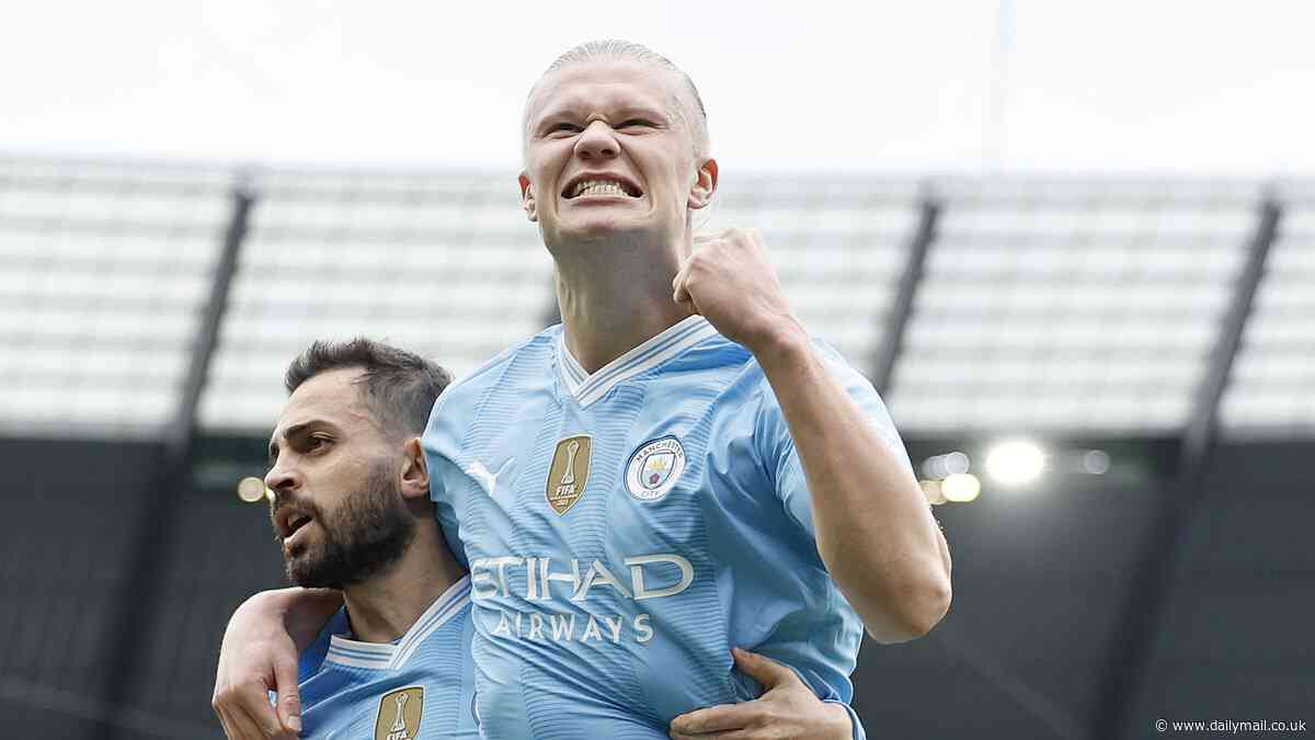 Free-scoring Man City look in the mood in the Premier League title run-in after breaking a 123-year record following Wolves drubbing... Arsenal will depend on them slipping up in two crucial away games