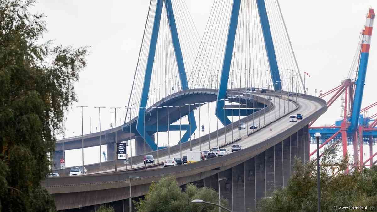 Sperrung der Köhlbrandbrücke: Verkehr wenig beeinträchtigt