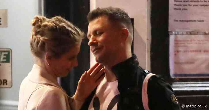 Strictly stars pictured having passionate snog after supporting co-star’s London show