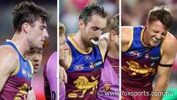 Lions lead limp Suns despite losing FOUR players in less than an hour in Gabba carnage - LIVE AFL