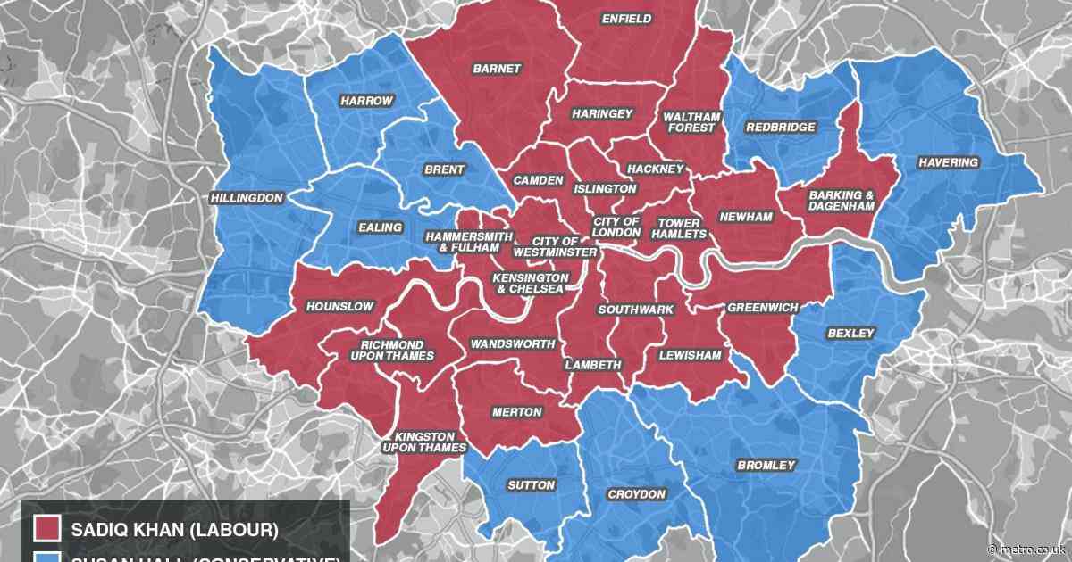 Maps show how much the Conservatives were battered across UK local elections