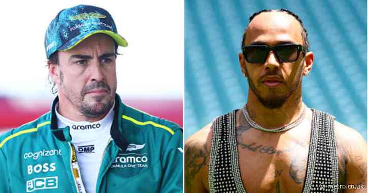 Fernando Alonso claims Lewis Hamilton escapes punishment ‘because he’s not Spanish’ after Miami sprint race crash