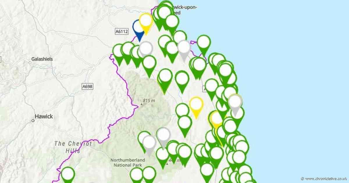 Northumbrian Water launches interactive map to show storm overflows in real time